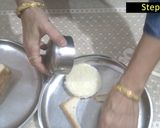 A picture of step 6 of Sooji Gold Coin - Rava Toast Recipe - Sooji Toast - Suji Bread Toast.