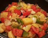 Foto del paso 9 de la receta Chicharro al horno, con cazuela de verduras y olivas