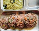 A picture of step 8 of Ragi Veggie Idli.