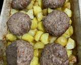 Greek burgers with potatoes recipe step 6 photo