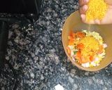 A picture of step 3 of Papad Churi.