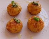 Foto del paso 12 de la receta Esferas de tortilla de patatas rellenas de pesto