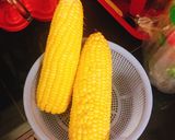 Hình bước làm 1 của món Chè bắp đậu xanh nước cốt dừa