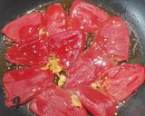 A picture of step 2 of Confit of Piquillo Peppers.