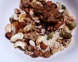 A picture of step 4 of Dates and Dry Fruits Roll.