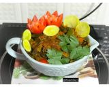 A picture of step 6 of Bhindi/Okra Masala Fry.