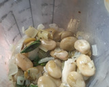 Foto del paso 9 de la receta: Bacalao a la salsa de habas y menta