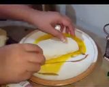 A picture of step 7 of French pita bread puff.