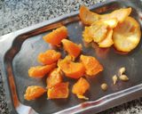 Foto del paso 1 de la receta: Licuado de fruta de la pasión, mandarina y durazno