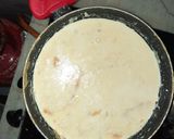 A picture of step 3 of Kesar rabri.