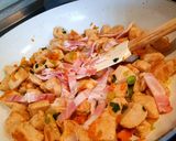 Pas rețetă Orez cu piept de pui, bacon și legume 3 fotografie