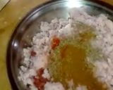 A picture of step 1 of Minced pizza.