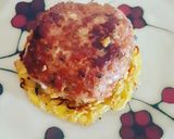A picture of step 3 of Thai Duck Burger.