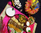 व्रत फलाहारी थाली/जन्माष्टमी स्पेशल थाली रेसिपी चरण 10 फोटो