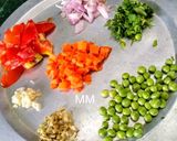 A picture of step 2 of Masala Oats.