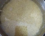 A picture of step 1 of Moong ki pakodi (mungodi).