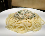 Foto del paso 9 de la receta: Espaguetis con Salmón y Gambas al Queso