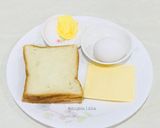 Foto langkah ke 1 dari resep Roti panggang telur keju, praktis dan cepat.