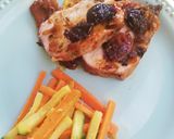 Foto del paso 4 de la receta: Guarnición de verduras salteadas, lomo mechado