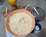 A picture of step 1 of Spongy Pakoray.