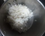 A picture of step 1 of Mango Phirni.