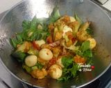 Foto langkah ke 6 dari resep Tumis Pedas Kembang Kol & Telur Puyuh.