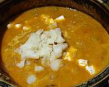 A picture of step 7 of Shahi Paneer.