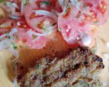 Foto del paso 4 de la receta: Milanesa con ensalada a la chilena