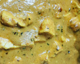 A picture of step 7 of Shahi paneer (without onion &garlic).