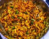 पत्ता गोभी मटर की सब्जी(Patta gobhi matar ki recipe in hindi) रेसिपी चरण 8 फोटो