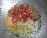 A picture of step 2 of Drumsticks sabji.