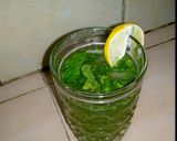 A picture of step 3 of Mint margarita.