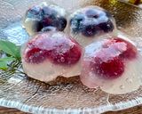 Gambar langkah 5 resipi Jelly mochi Buah khas Japan.