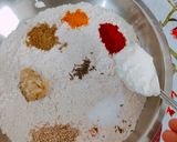 A picture of step 2 of Methi Paratha.