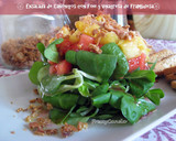 Foto del paso 4 de la receta: Ensalada de Canónigos con Foie y Vinagreta de Frambuesa
