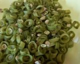 Foto do passo 1 de Favas com morcela e ovos