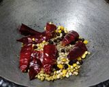 A picture of step 1 of Karuveppilai Sadam Recipe | Curry leaves rice recipe.