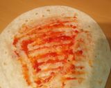 Foto del paso 3 de la receta Revuelto de bacalao con jamón serrano y tortas maíz rellenas