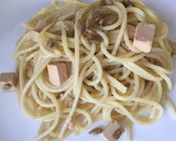 Foto del paso 4 de la receta: Espaguetis amb foie i pipes 🌻