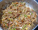 A picture of step 9 of Chinese Bhel.