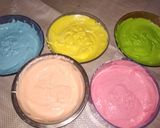 Foto langkah ke 5 dari resep Kue ultah rainbow.