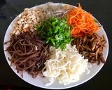 Hình bước làm 2 của món Nem vuông chay