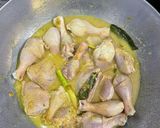 Foto langkah ke 4 dari resep Ayam tahu tempe ungkep bumbu kuning.
