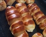 صورة لخطوة 4 من وصفة بريوش قطني محشي شوكولا😋🥐🍫