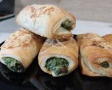 Foto del paso 4 de la receta: Napolitanas de ricota y espinacas con fuet