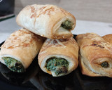 Foto del paso 4 de la receta: Napolitanas de ricota y espinacas con fuet