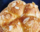 Hình bước làm 3 của món Bánh mì bông cúc nướng bằng nồi chiên không dầu (không cần nhồi)