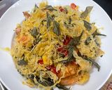 Foto langkah ke 5 dari resep 34. Egg Floss Butter Prawn.