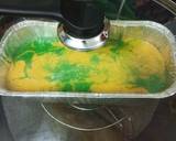 Kek Marble Pandan Vanilla (Tanpa Oven)