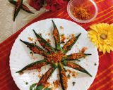 A picture of step 8 of Stuffed okra(Bharwa Bhindi).